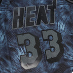 Alonzo Mourning Miami Heat Hardwood Classics 1996/97 Tie-Dye Swingman Jersey - Black
