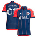 New England Revolution adidas 2024 Boston Tea Party Authentic Custom Jersey – Navy