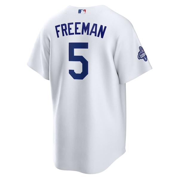 Freddie Freeman Los Angeles Dodgers Nike Home 2025 World Series Champions Replica Jersey - White