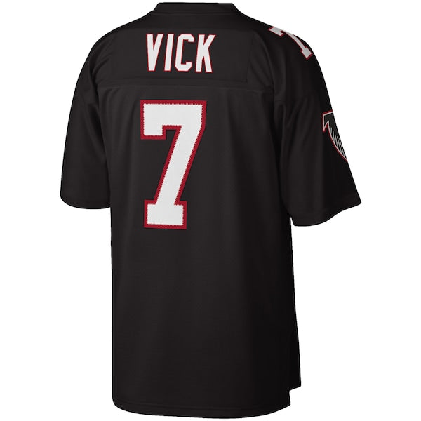 Michael Vick Atlanta Falcons Big & Tall 2002 Retired Player Replica Jersey - Black