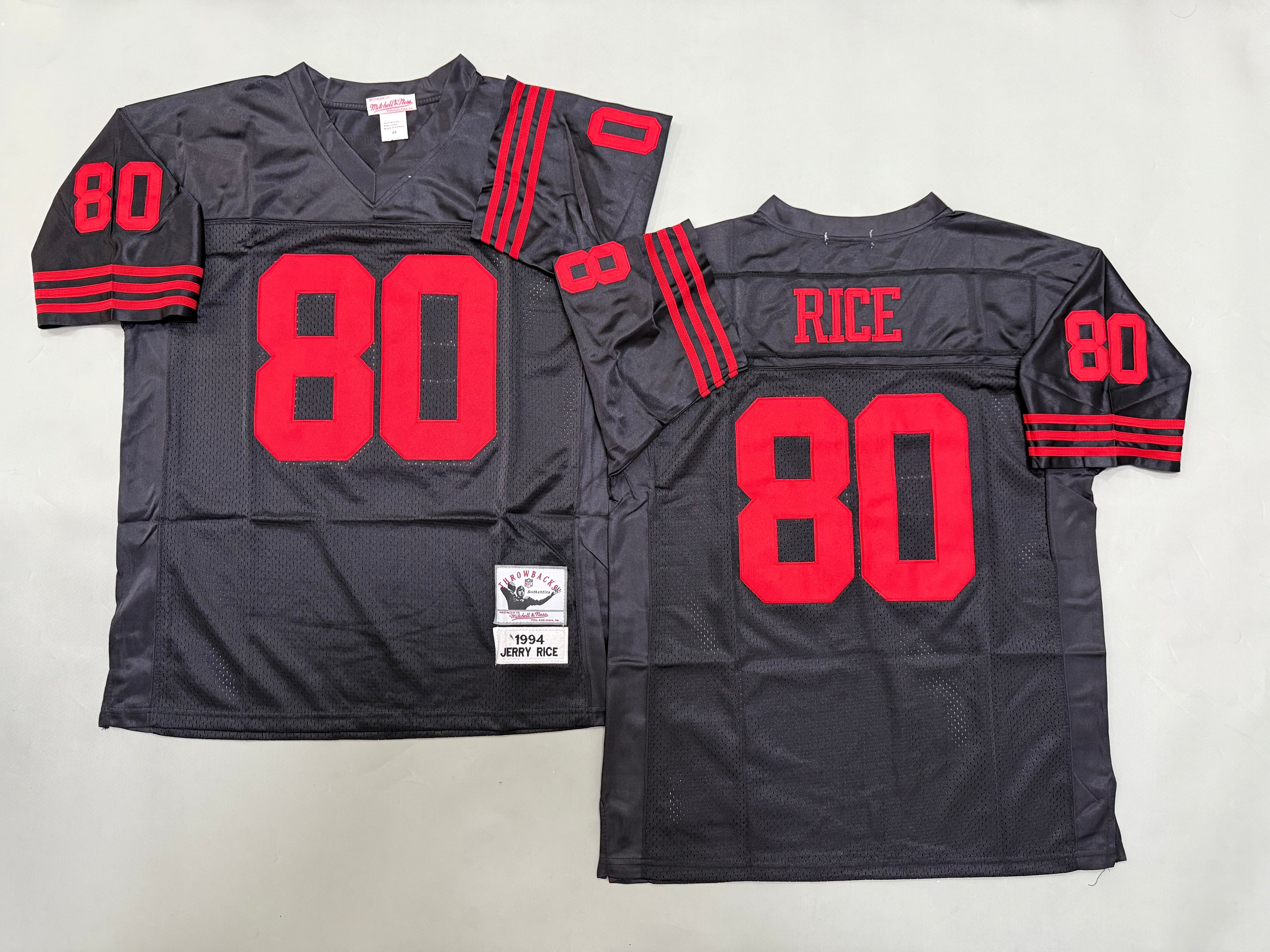 Jerry Rice San Francisco 49ers Authentic Throwback Retired Player Jersey
