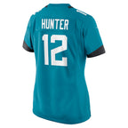 Travis Hunter Jacksonville Jaguars Nike Women's 2025 NFL Draft First Round Pick Team Game Player Jersey - Teal