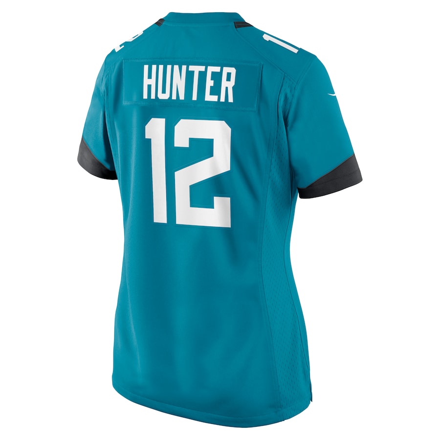 Travis Hunter Jacksonville Jaguars Nike Women's 2025 NFL Draft First Round Pick Team Game Player Jersey - Teal