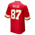 Travis Kelce Kansas City Chiefs Nike Super Bowl LIX Game Jersey - Red/White