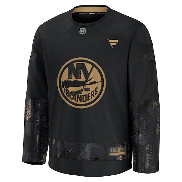 New York Islanders  2024 Military Appreciation Practice Jersey - Black