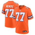 Quinn Meinerz Denver Broncos Nike Mile High Collection 1977 Throwback Player Game Jersey - Orange