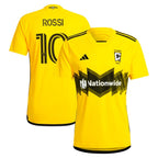 Diego Rossi Columbus Crew adidas 2024 The Home Kit Replica Player Jersey - Yellow