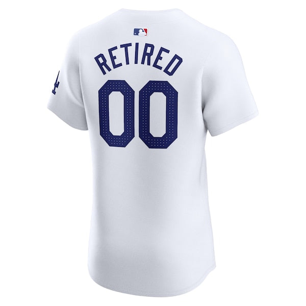Los Angeles Dodgers Nike Home Elite Pick-A-Player Retired Roster Jersey - White