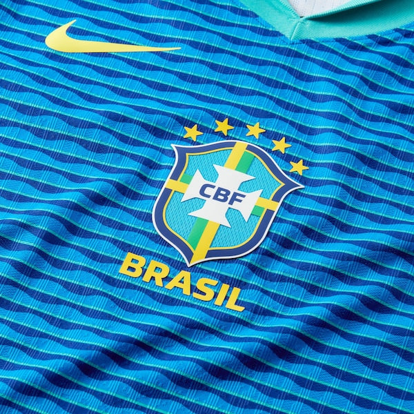 Brazil National Team Nike 2024 Away Match Authentic Jersey – Blue
