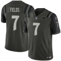 Justin Fields New York Jets Nike 2025 RIVALRIES Vapor Limited Jersey - Green
