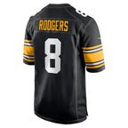 Aaron Rodgers Pittsburgh Steelers Nike Alternate Game Jersey - Black