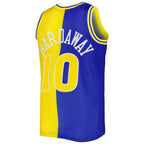 Tim Hardaway Golden State Warriors Hardwood Classics 1990/91 Split Swingman Jersey - Royal/Gold