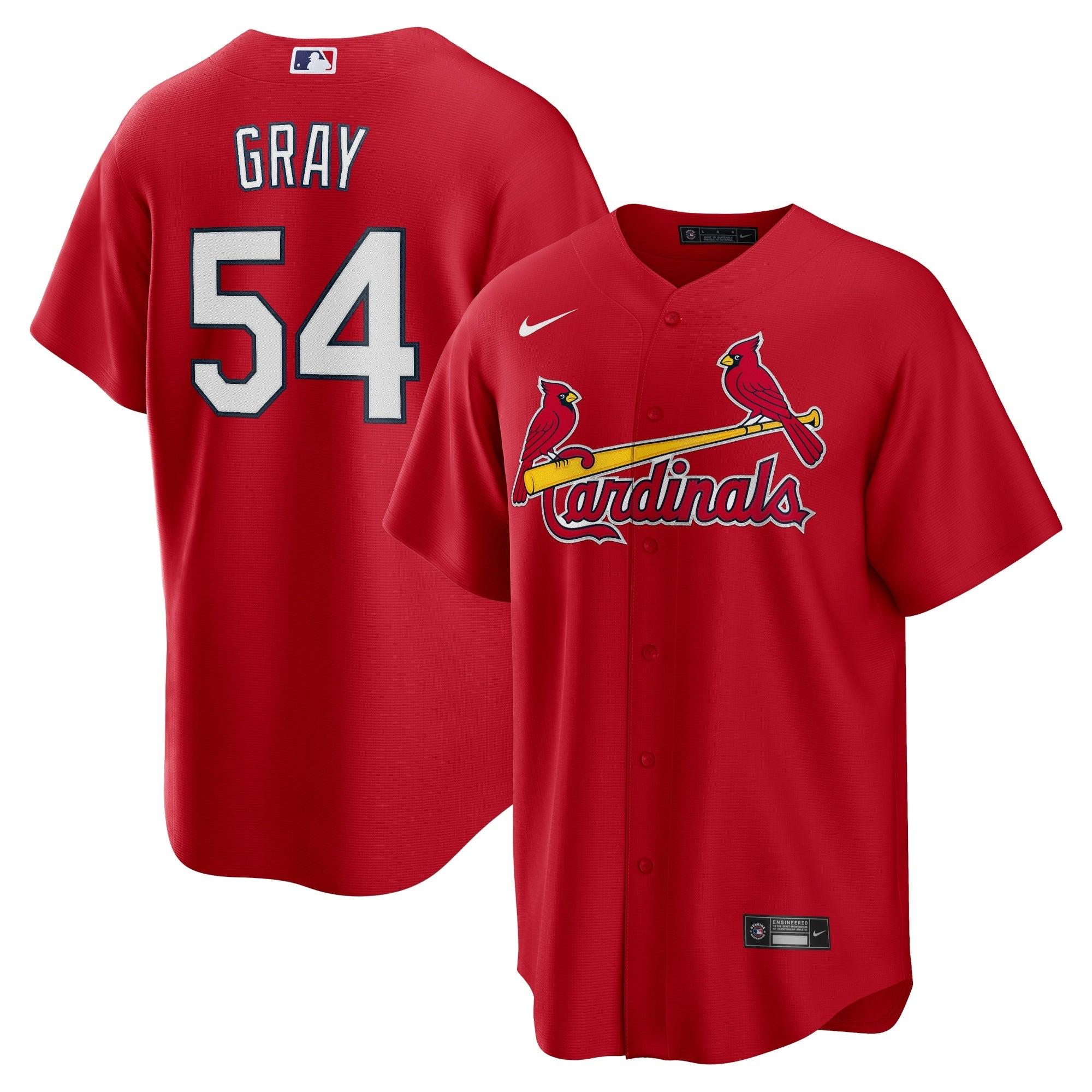 Sonny Gray St. Louis Cardinals Nike Alternate Replica Jersey - Light Blue/Red/White