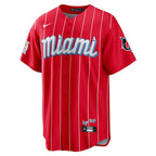 Brian Anderson Miami Marlins Nike City Connect Replica Player Jersey - Red