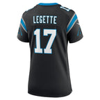 Xavier Legette Carolina Panthers Nike Women's Game Jersey -  Black/Blue