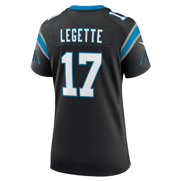 Xavier Legette Carolina Panthers Nike Women's Game Jersey -  Black/Blue