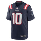 Mac Jones New England Patriots Nike Player Game Jersey - Navy/Red/White