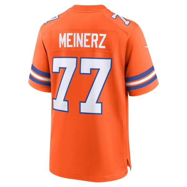 Quinn Meinerz Denver Broncos Nike Mile High Collection 1977 Throwback Player Game Jersey - Orange