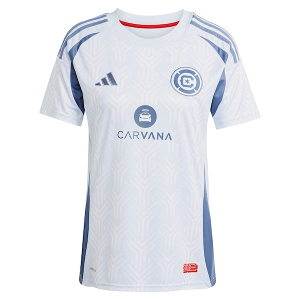 Chicago Fire adidas Women's 2025 The Municipal Kit Replica Jersey - Light Blue