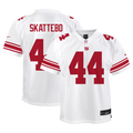 Youth Cam Skattebo New York Giants Nike Team Game Player Jersey - White