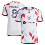 Chris Mueller Chicago Fire adidas 2024 A Kit For All Authentic Player Jersey – White