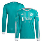 Liverpool adidas 2025/26 Third Authentic Long Sleeve Jersey - Green