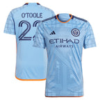 Kevin O'Toole New York City FC adidas 2024 The Interboro Kit Replica Player Jersey – Light Blue