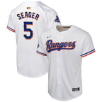 Corey Seager Texas Rangers Nike Youth 2024 Gold Collection Limited Player Jersey – White