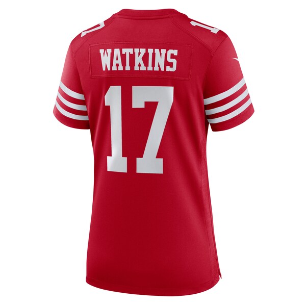 Jordan Watkins San Francisco 49ers Nike Women's Team Game Jersey -  Scarlet