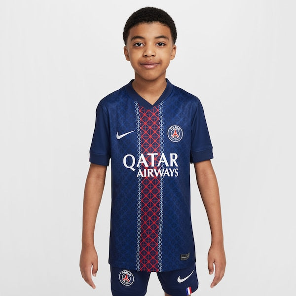 Paris Saint-Germain Nike Youth 2025/26 Home Replica Jersey - Navy