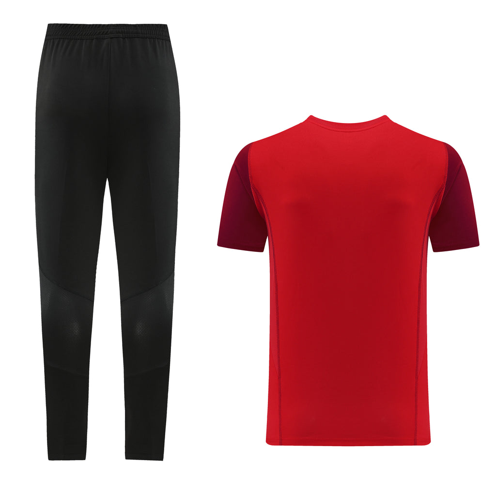 Adidas Short Sleeve Training Jersey Set - AD03- Red