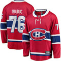 Zack Bolduc Montreal Canadiens  Home Breakaway Jersey - Red
