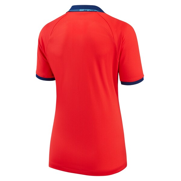 England National Team Nike Women's 2022/23 Away Breathe Stadium Replica Blank Jersey - Red