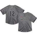 Francisco Lindor New York Mets Nike Toddler 2024 City Connect Limited Player Jersey - Graphite