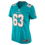 Michael Deiter Miami Dolphins Nike Women's Game Jersey - Aqua