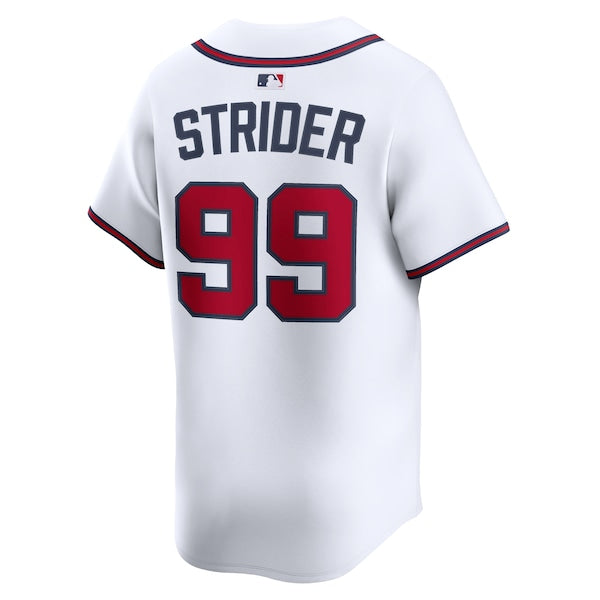 Spencer Strider Atlanta Braves Nike Home Limited Player Jersey - White