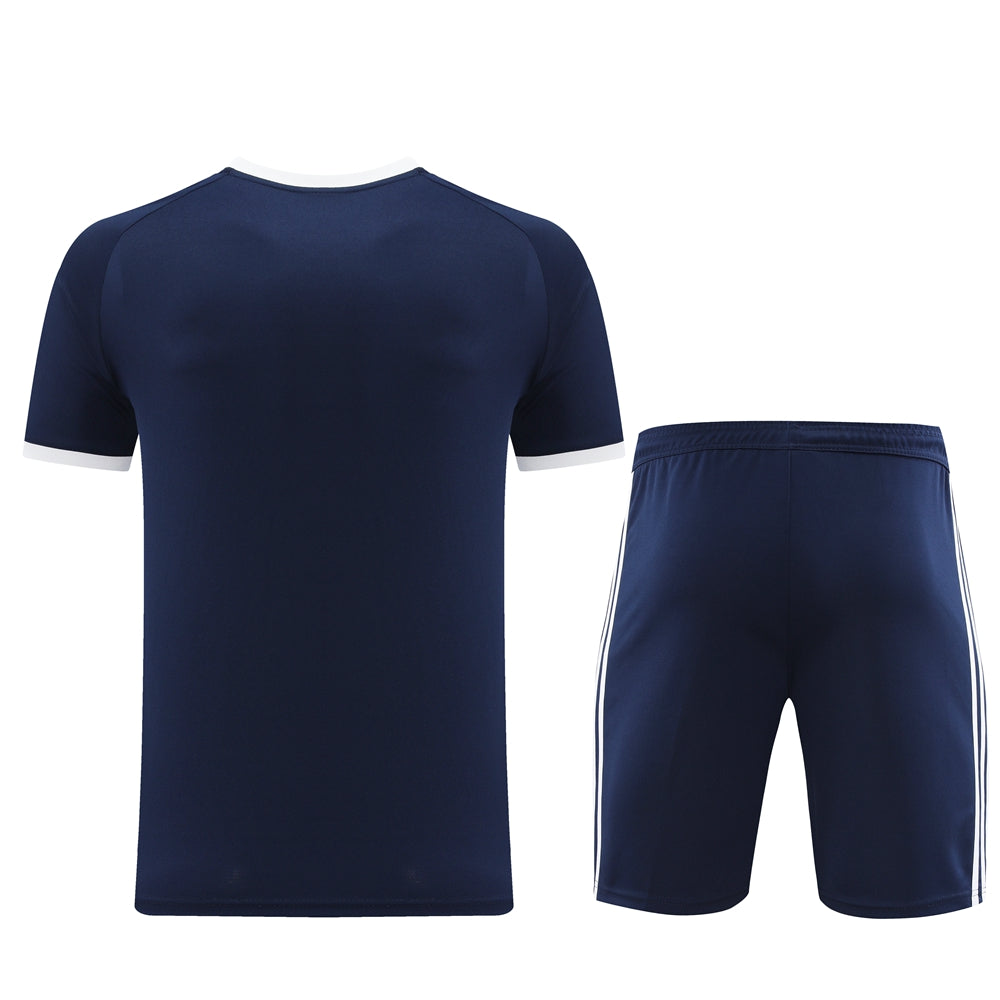 Adidas Short Sleeve Training Jersey Set - AD07- Dark Blue