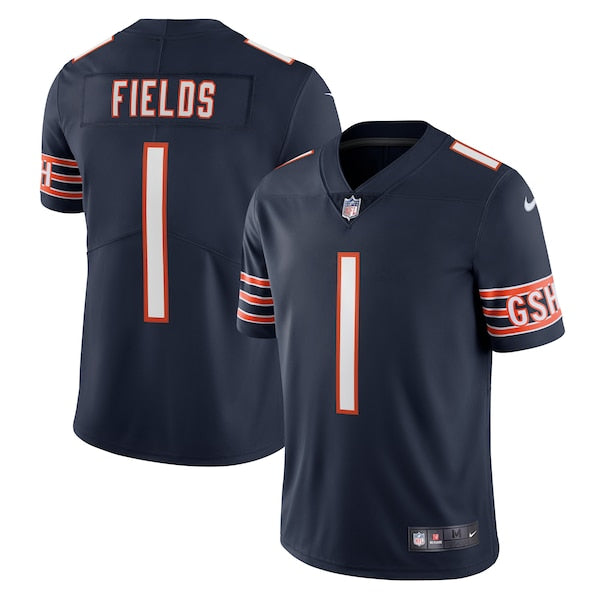 Justin Fields Chicago Bears Nike Vapor Limited Jersey - Navy