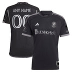 Nashville SC adidas 2024 Man In Black Kit Authentic Custom Jersey - Black