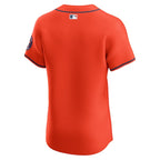 Houston Astros Nike Alternate Vapor Premier Elite Patch Jersey - Orange
