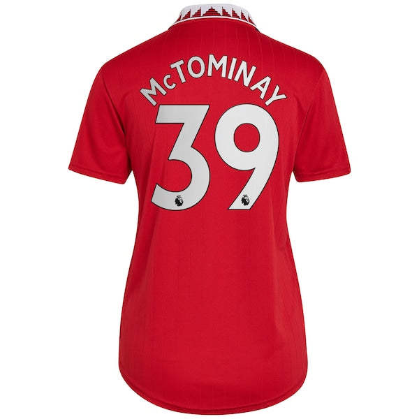 Scott McTominay Manchester United adidas Women's 2022/23 Home Replica Player Jersey - Red