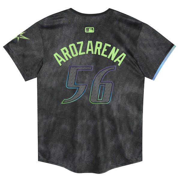 Randy Arozarena Tampa Bay Rays Nike Preschool 2024 City Connect Limited Player Jersey - Charcoal