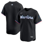 Miami Marlins Nike Alternate Limited Jersey - Black