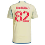 Luquinhas New York Red Bulls adidas 2024 Daniel Patrick Kit Replica Jersey - Yellow