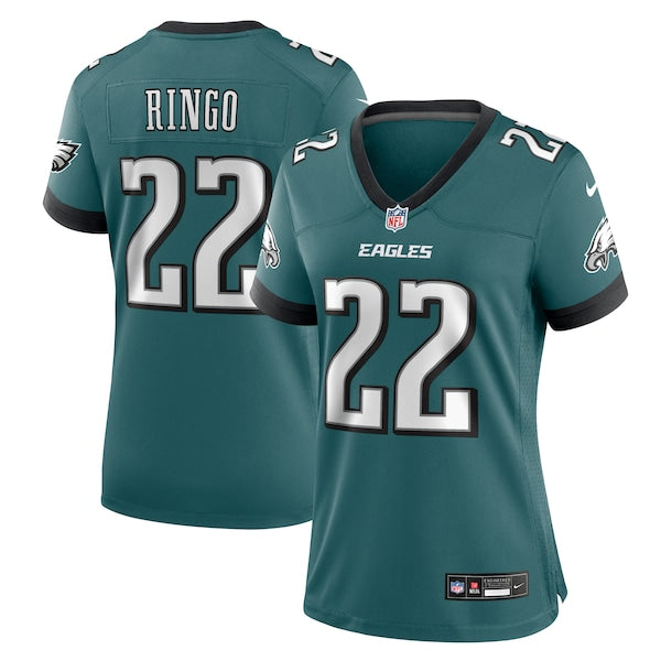 Kelee Ringo Philadelphia Eagles Nike Women's Team Game Jersey - Midnight Green