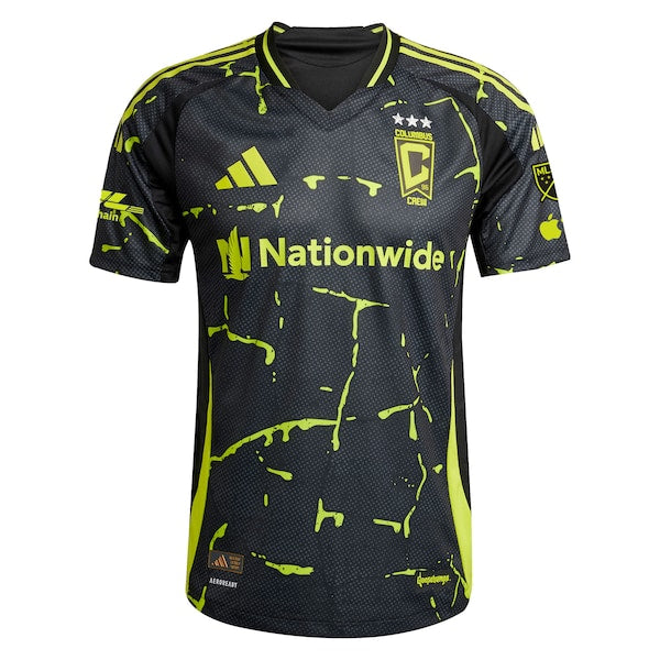 Columbus Crew adidas 2025 The Goosebumps Kit Authentic Jersey - Black