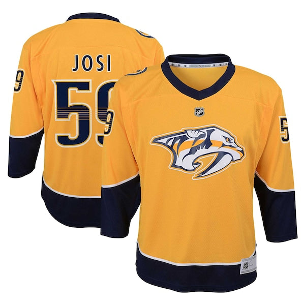 Roman Josi Nashville Predators Youth  Home Replica Player Jersey - Gold