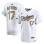 Shohei Ohtani Los Angeles Dodgers Nike 2025 Gold Collection Limited Jersey – White