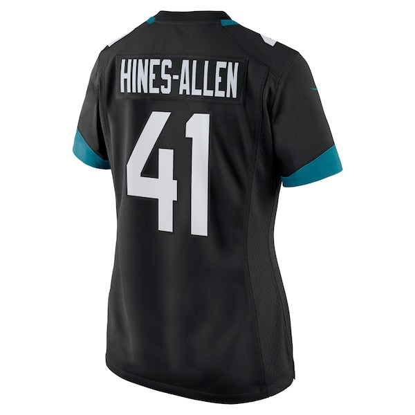 Josh Hines-Allen Jacksonville Jaguars Nike Women's Alternate Player Game Jersey - Black