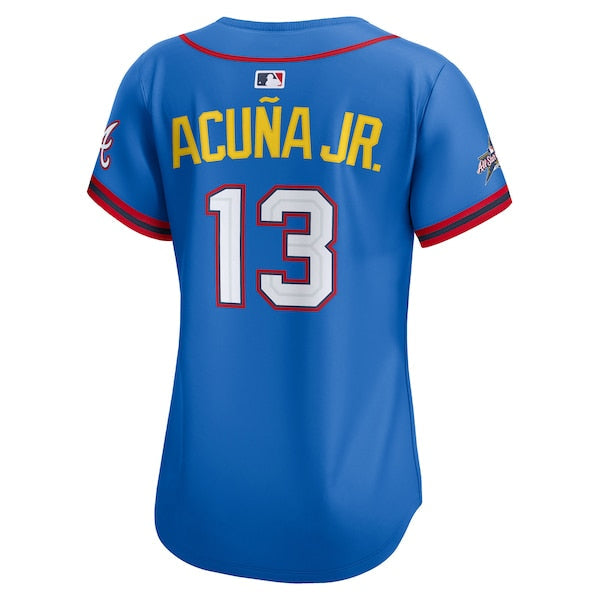 Ronald Acuña Jr. National League Nike Women's 2025 All-Star Edition Limited Player Jersey - Blue